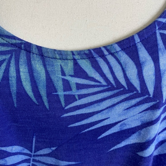 Candy Couture Plus Tropical Summer Vacation Beach Light Sheer Top-Sz-2X - Picture 4 of 16